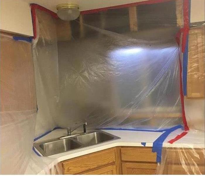break room with containment